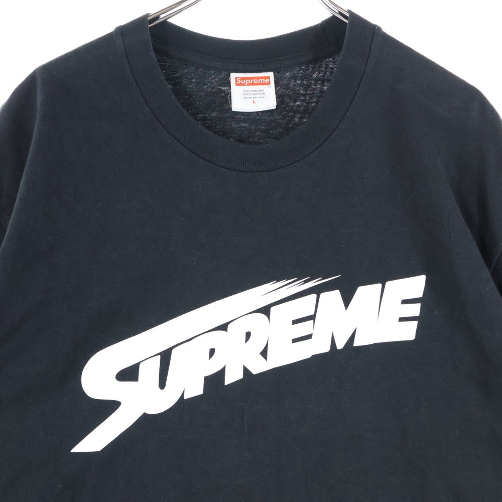 SUPREME(シュプリーム) 23FW Mont Blanc Tee フロント ロゴプリント 半袖Tシャツ カットソー Black