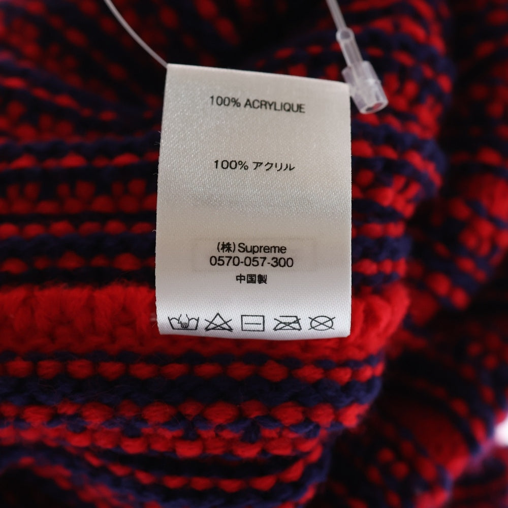 SUPREME(シュプリーム) 19AW Contrast Stripe Beanie コントラストストライプビーニーニット帽