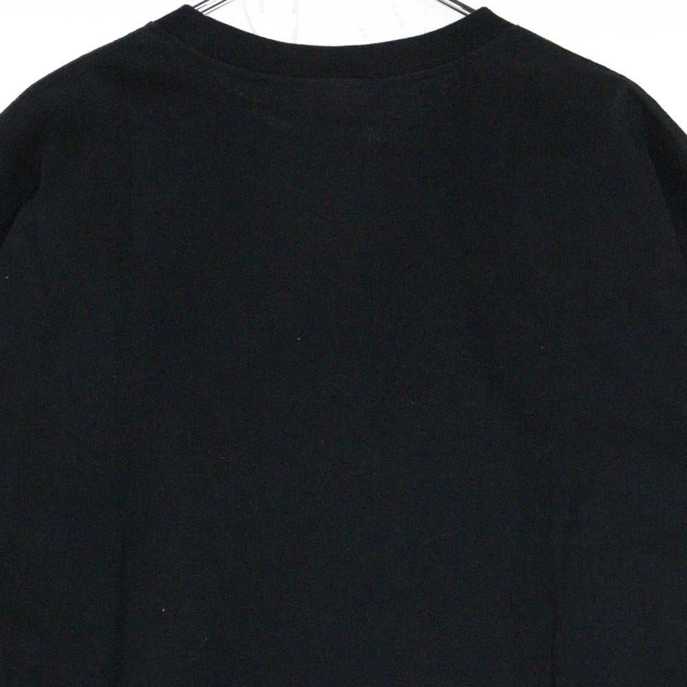 A BATHING APE(アベイシングエイプ) BABY MILO フロントプリント 半袖Tシャツ カットソー ブラック 002TEL301001M