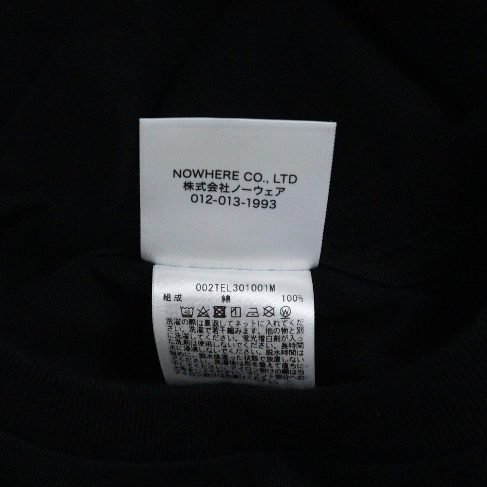 A BATHING APE(アベイシングエイプ) BABY MILO フロントプリント 半袖Tシャツ カットソー ブラック 002TEL301001M