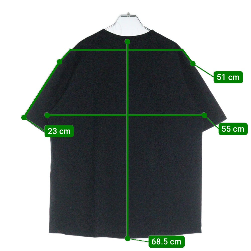 A BATHING APE(アベイシングエイプ) BABY MILO フロントプリント 半袖Tシャツ カットソー ブラック 002TEL301001M