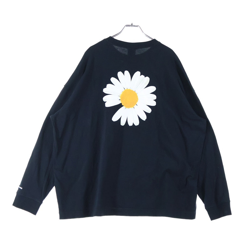 NIKE(ナイキ) ×peaceminusone NRG CF L/S T-SHIRT ピースマイナスワン ロゴ刺繍長袖Tシャツ ブラック DR0097-010
