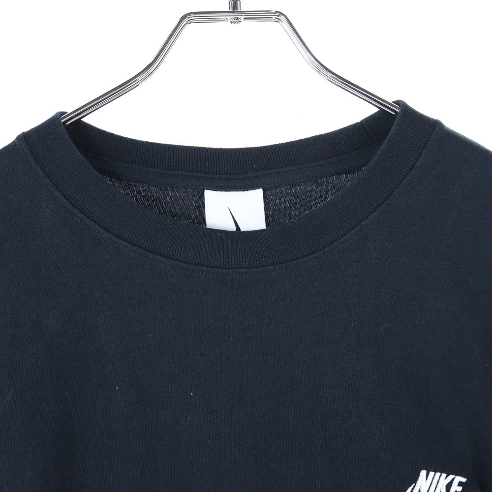 NIKE(ナイキ) ×peaceminusone NRG CF L/S T-SHIRT ピースマイナスワン ロゴ刺繍長袖Tシャツ ブラック DR0097-010