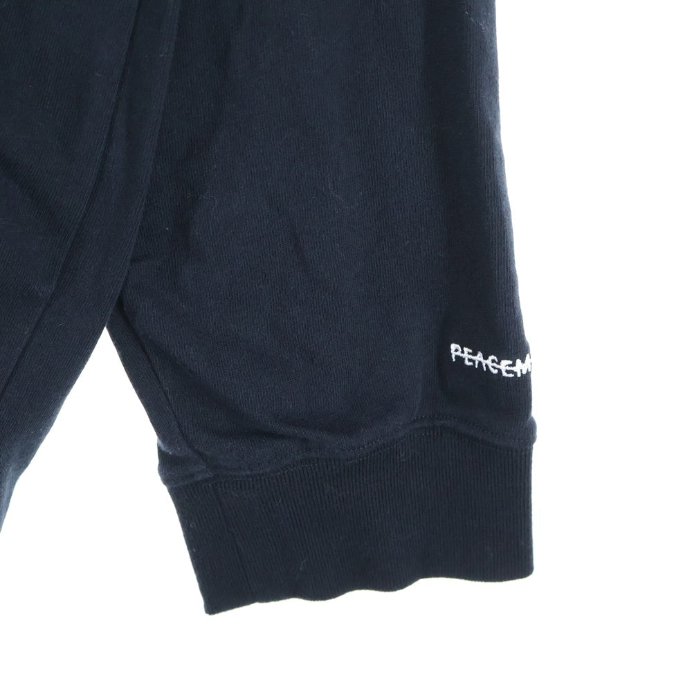 NIKE(ナイキ) ×peaceminusone NRG CF L/S T-SHIRT ピースマイナスワン ロゴ刺繍長袖Tシャツ ブラック DR0097-010