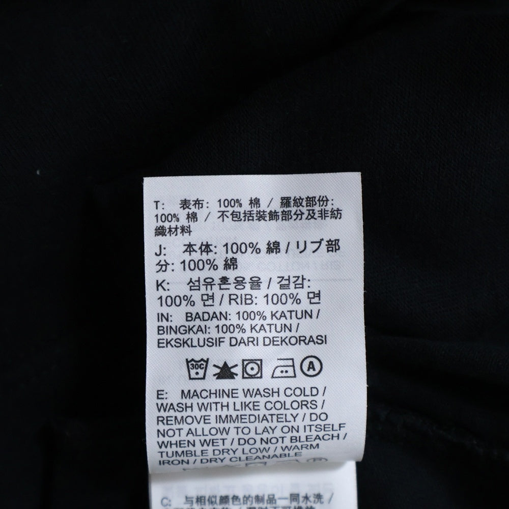NIKE(ナイキ) ×peaceminusone NRG CF L/S T-SHIRT ピースマイナスワン ロゴ刺繍長袖Tシャツ ブラック DR0097-010