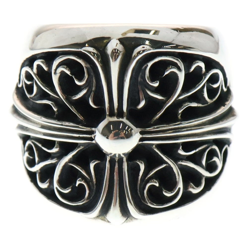 CHROME HEARTS(クロムハーツ) CLASSIC OVAL クラシックオーバルクロス リング シルバー BCA340