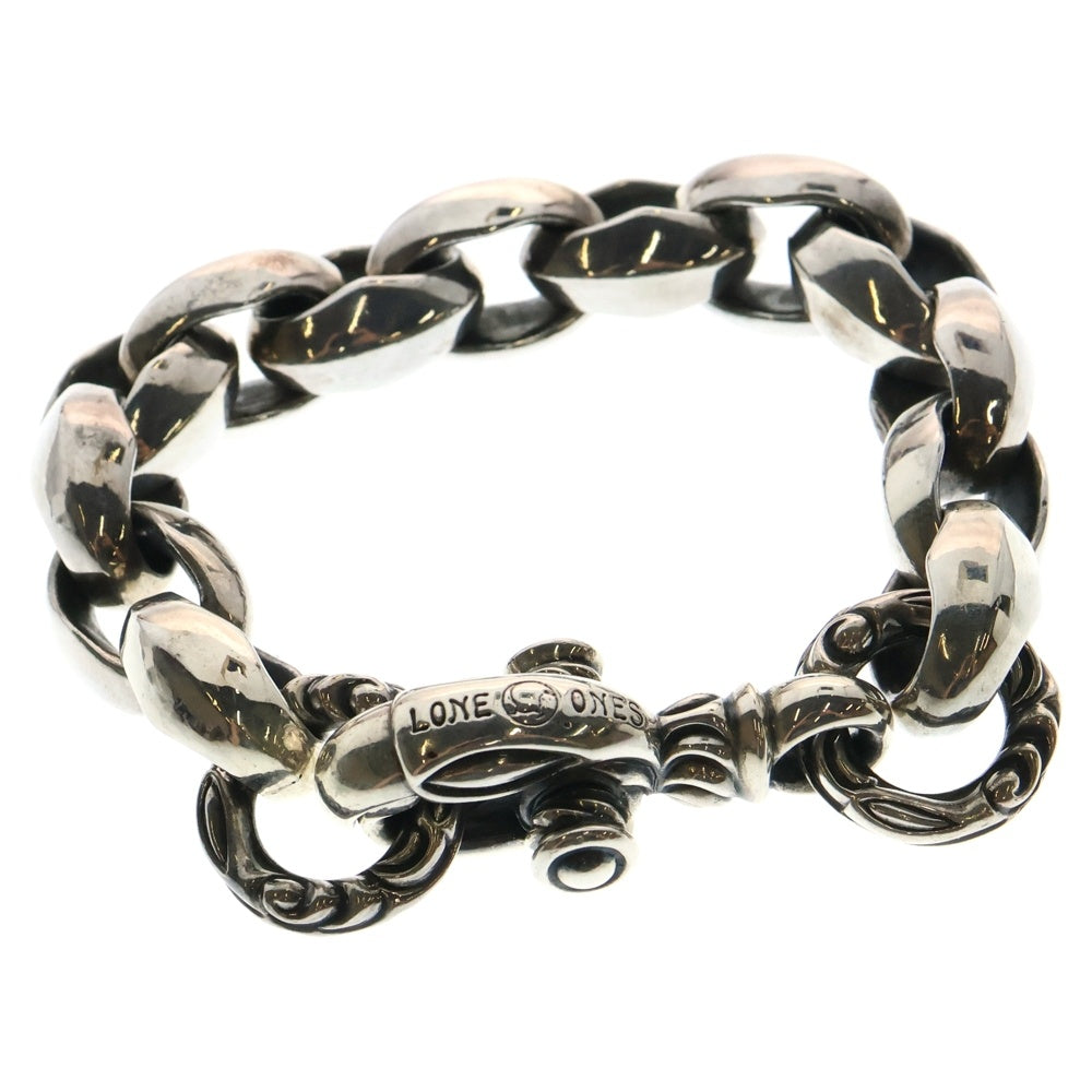 LEONARD KAMHOUT(レナードカムホート) SILK LINK BRACELET クレーンサークル シルクリンク ブレスレット シルバー