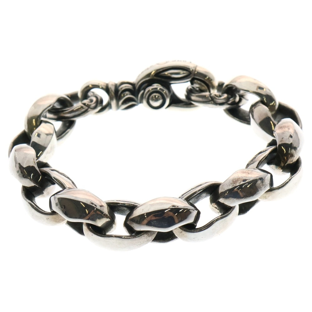 LEONARD KAMHOUT(レナードカムホート) SILK LINK BRACELET クレーンサークル シルクリンク ブレスレット シルバー