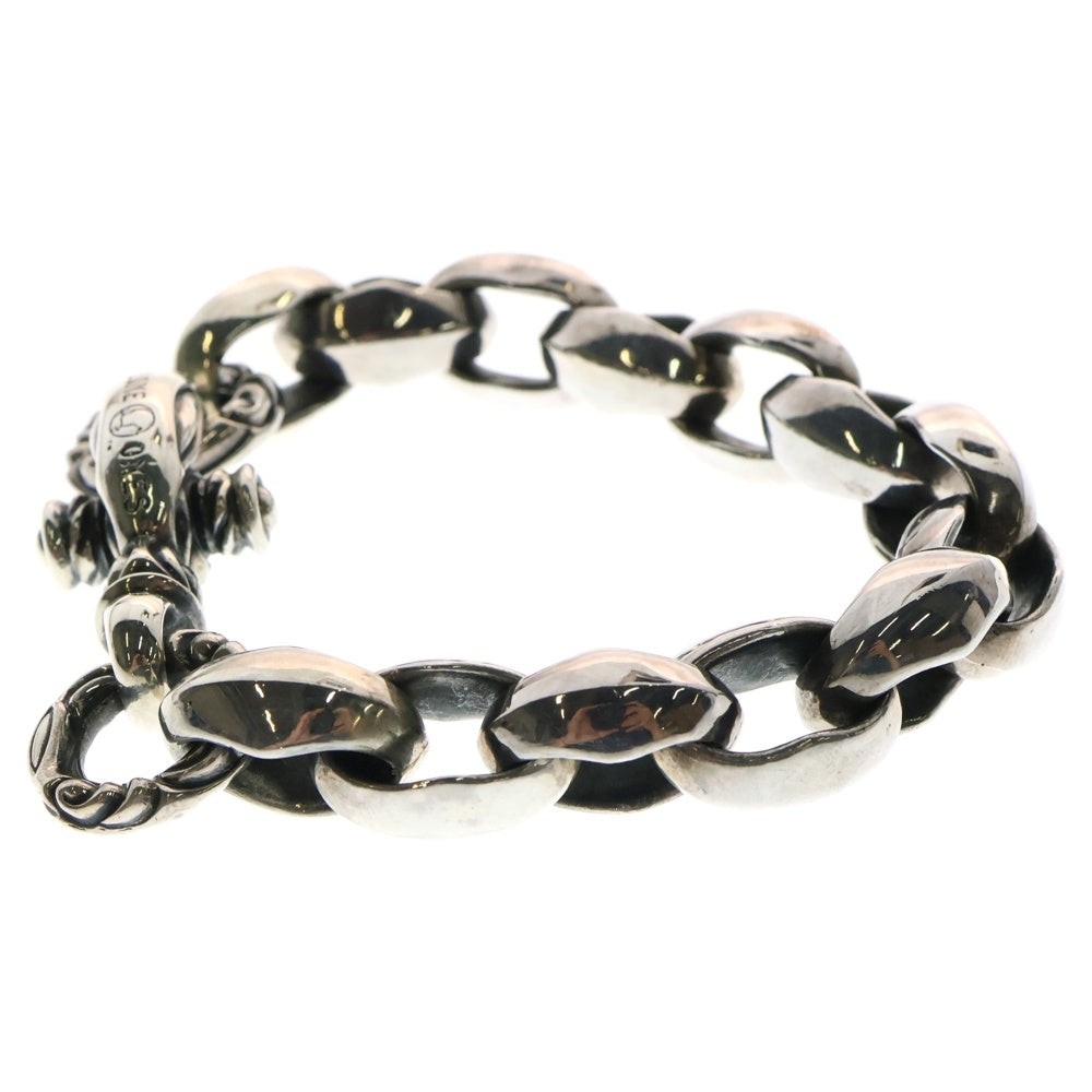 LEONARD KAMHOUT(レナードカムホート) SILK LINK BRACELET クレーンサークル シルクリンク ブレスレット シルバー