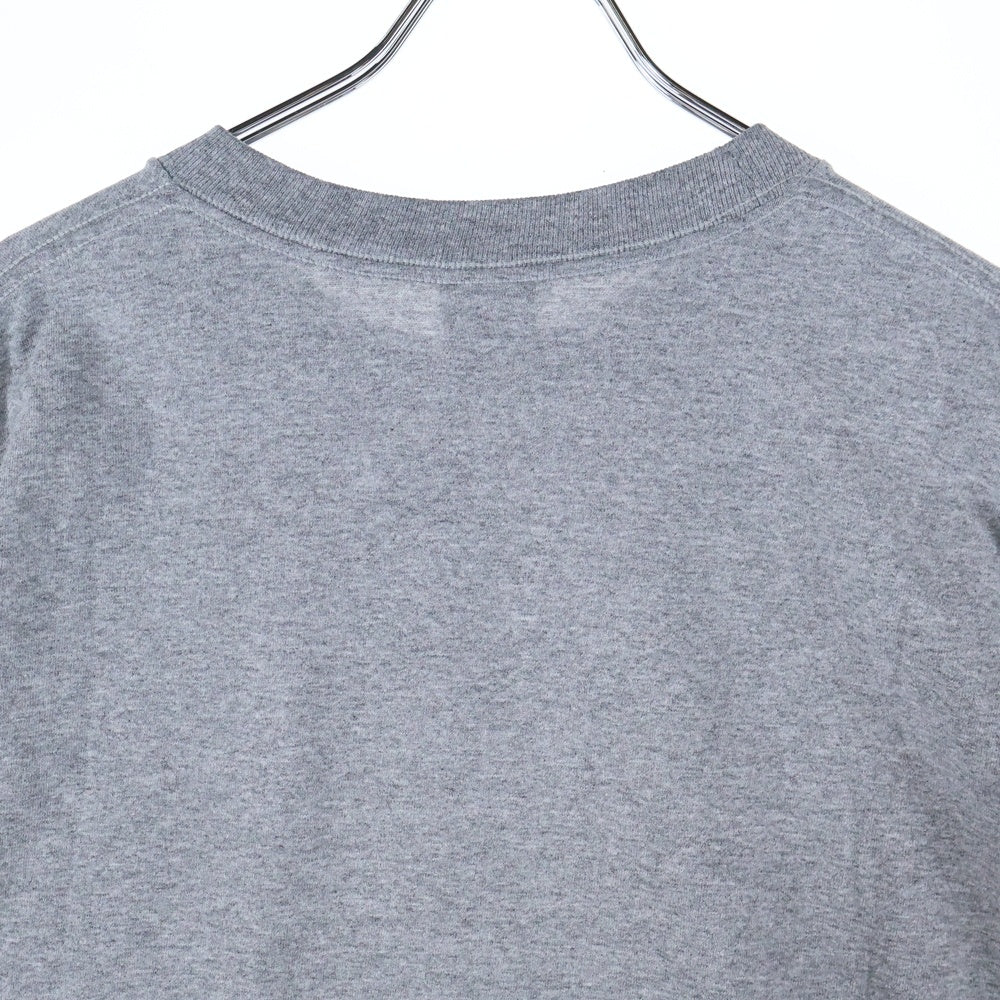 STUSSY(ステューシー) 00s OLD STUSSY KNOWLEDGE IS KING オールドステューシー グラフィックプリント クルーネック 半袖Tシャツ カットソー グレー