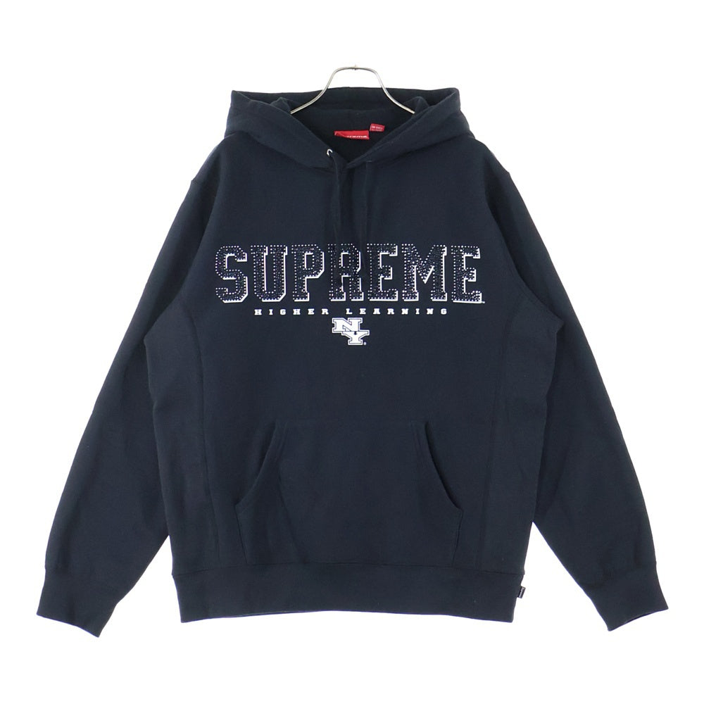 SUPREME(シュプリーム) 20SS Gems Hooded Sweatshirt ジェムロゴ プルオーバーパーカー フーディ ブラック