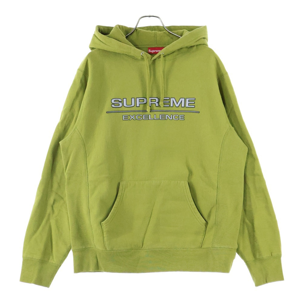 SUPREME(シュプリーム) 17AW Reflective Excellence Hooded Sweatshirt リフレクティブ エクセレンスロゴ プルオーバーパーカー フーディ カーキ