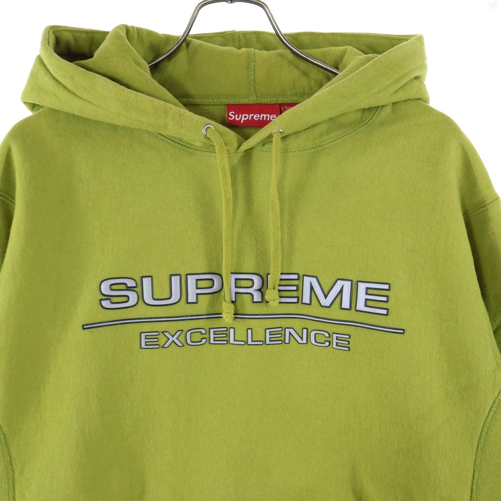 SUPREME(シュプリーム) 17AW Reflective Excellence Hooded Sweatshirt リフレクティブ エクセレンスロゴ プルオーバーパーカー フーディ カーキ