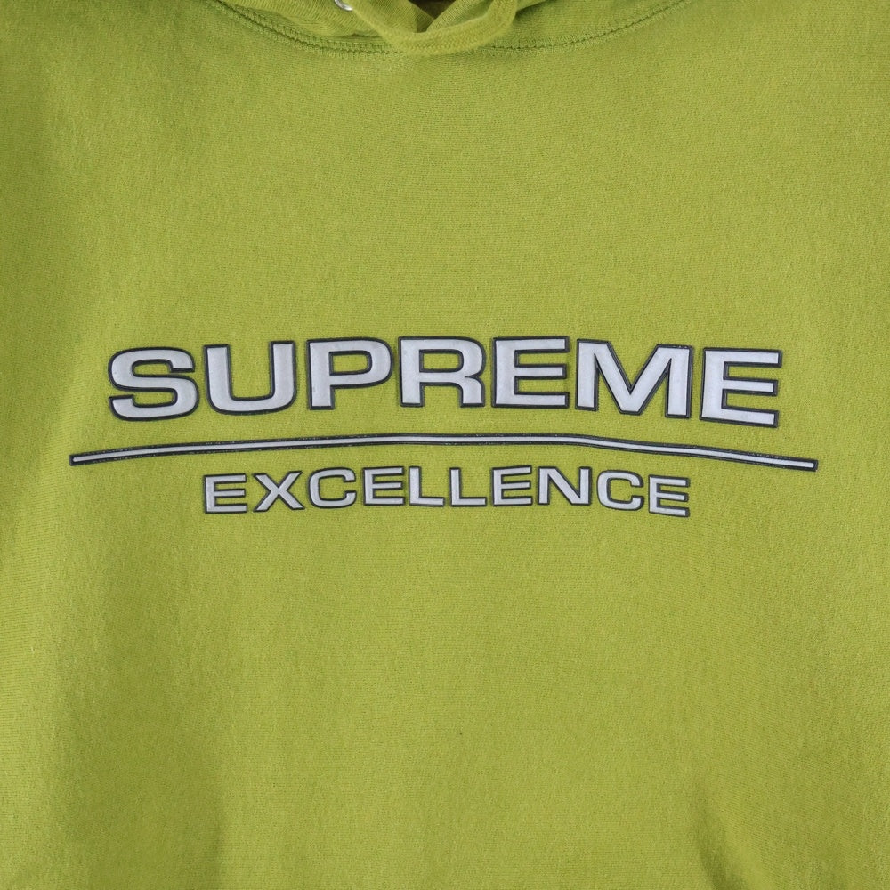 SUPREME(シュプリーム) 17AW Reflective Excellence Hooded Sweatshirt リフレクティブ エクセレンスロゴ プルオーバーパーカー フーディ カーキ
