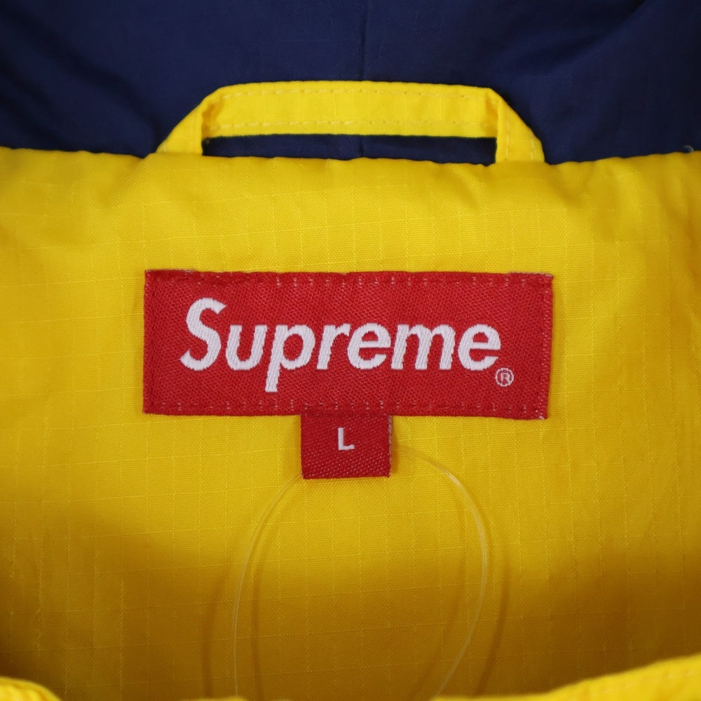 SUPREME(シュプリーム) 16SS Nylon Ripstop Pullover ナイロン リップストップ プルオーバーパーカー フーディ イエロー