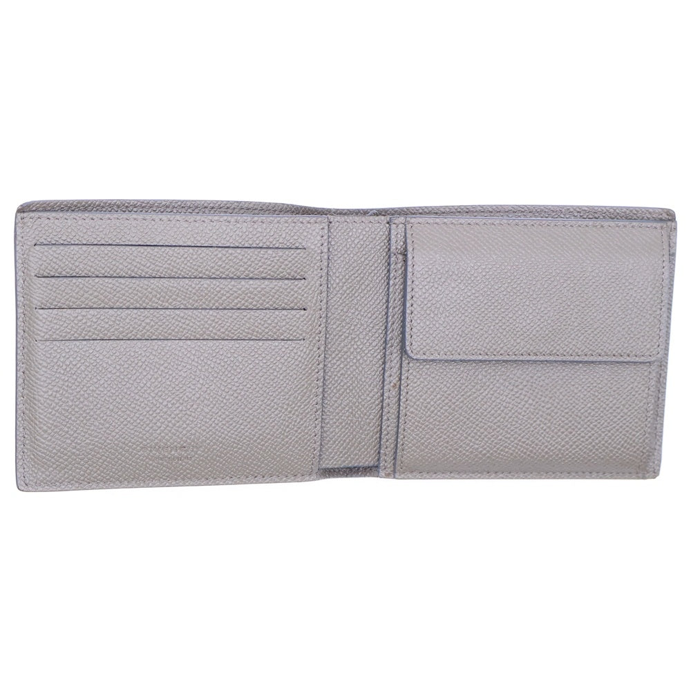 GIVENCHY(ジバンシィ) 4CC COIN POCKET GUNMETAL WALLET 二つ折り財布 ネイビー