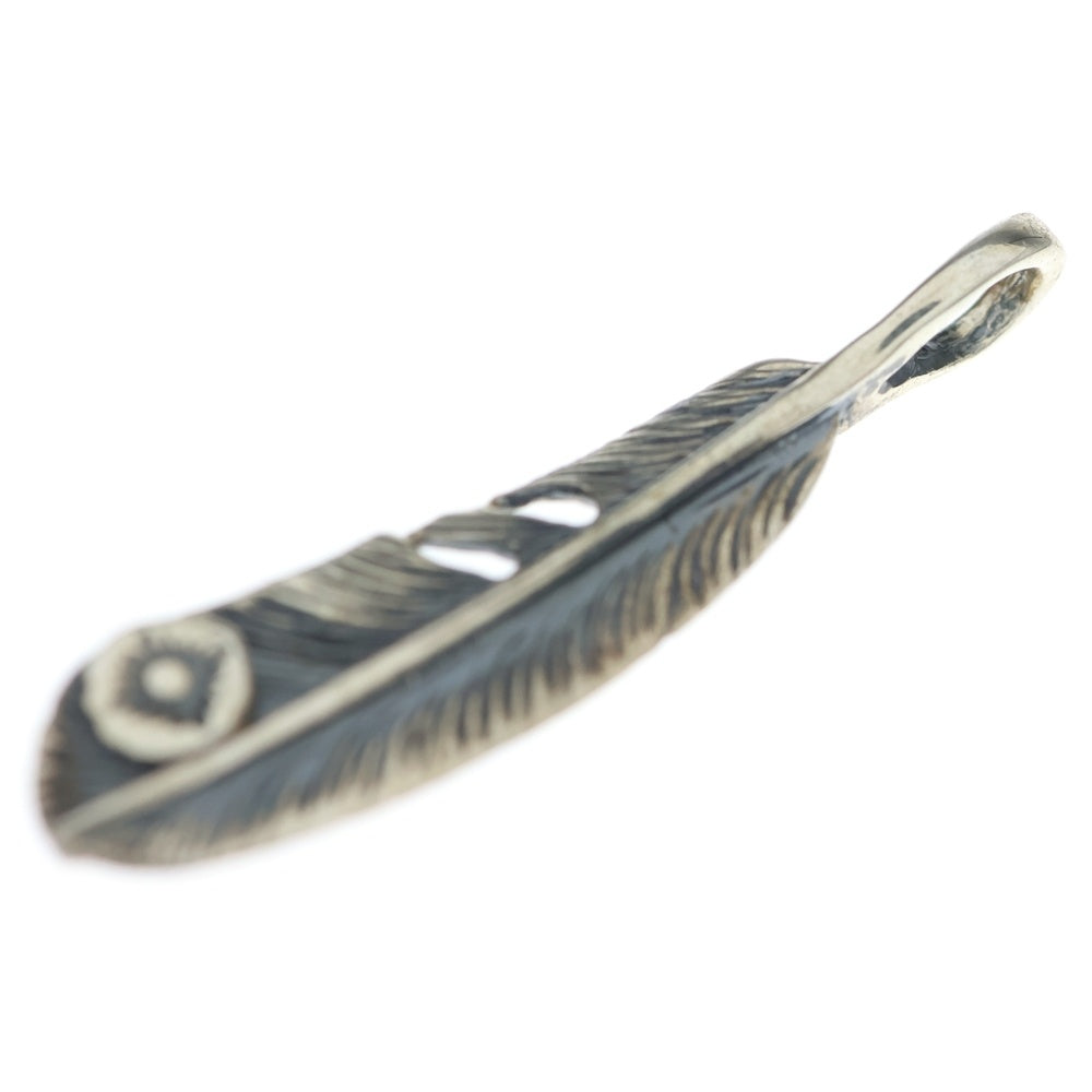 ARIZONA FREEDOM(アリゾナフリーダム) T-11g SV プレーンフェザー 右向き 40mm ペンダントトップ シルバー