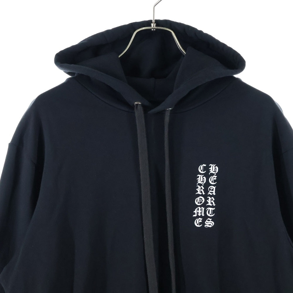 CHROME HEARTS(クロムハーツ) Arm Flame Pullover Hoodie アームフレイム CHプラス スウェット プルオーバーパーカー ブラック