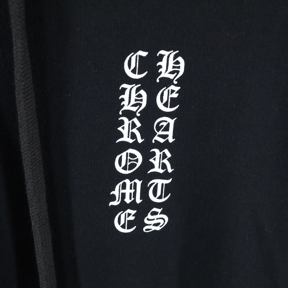 CHROME HEARTS(クロムハーツ) Arm Flame Pullover Hoodie アームフレイム CHプラス スウェット プルオーバーパーカー ブラック