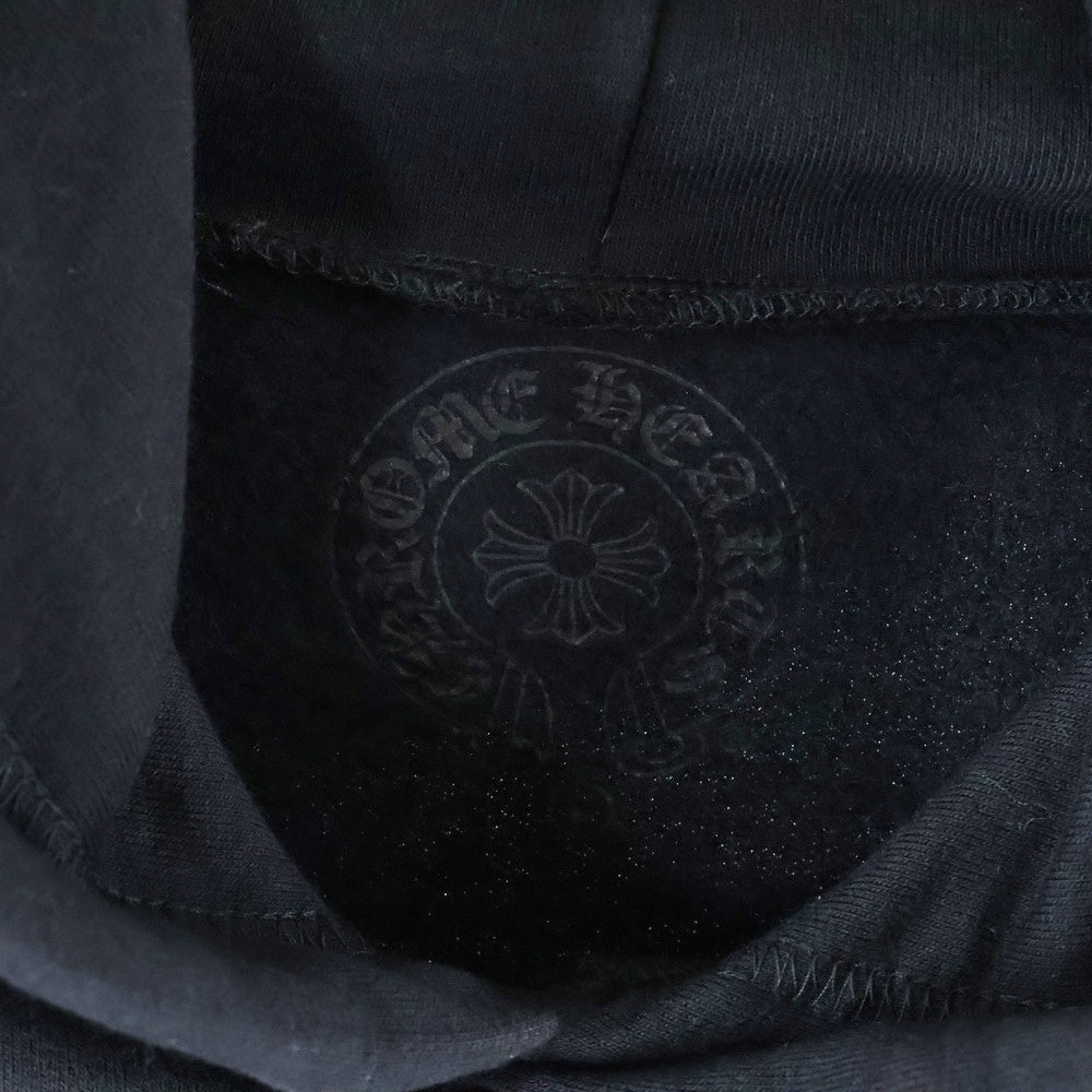 CHROME HEARTS(クロムハーツ) Arm Flame Pullover Hoodie アームフレイム CHプラス スウェット プルオーバーパーカー ブラック