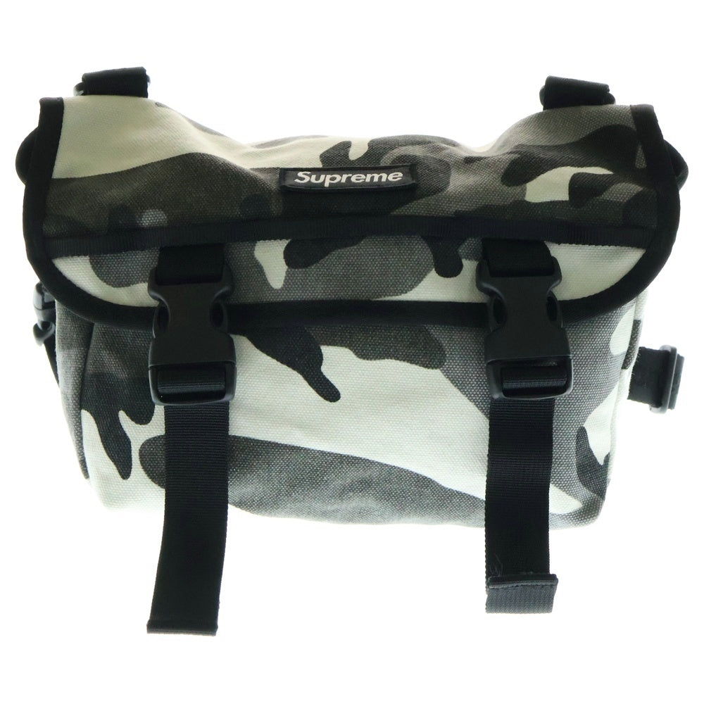 SUPREME(シュプリーム) 25SS Mini Messenger Bag Snow Camo カモフラージュ 迷彩 ミニメッセンジャーバッグ ショルダーバッグ スノーカモ グレー