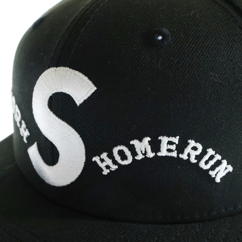 SUPREME(シュプリーム) 25SS ×HOMERUN S Logo New Era ホームラン ニューエラ Sロゴ 6パネル ベースボールキャップ 帽子 ブラック