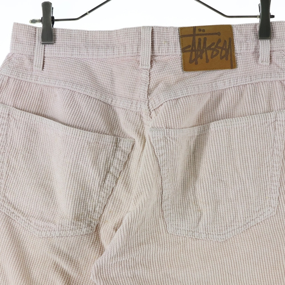 STUSSY(ステューシー) 90s OLD STUSSY オールドステューシー 赤タグ コーデュロイ ハーフパンツ ショーツ ベージュ