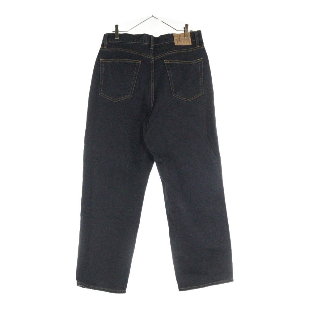 STUSSY(ステューシー) Big OL Denim ビッグシルエット ボタンフライ ワイド デニムパンツ ジーンズ インディゴブラック