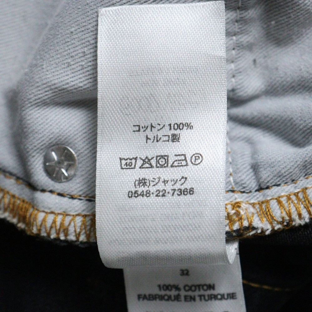 STUSSY(ステューシー) Big OL Denim ビッグシルエット ボタンフライ ワイド デニムパンツ ジーンズ インディゴブラック