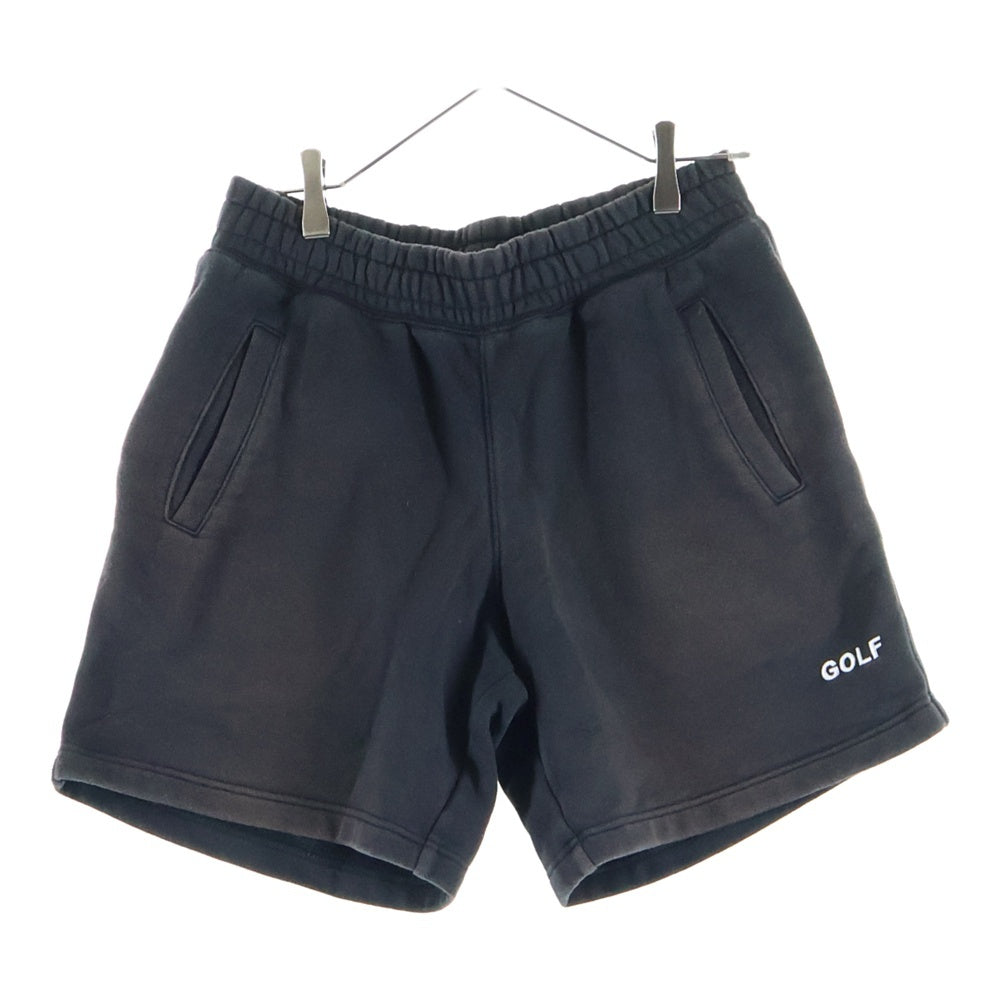 GOLF WANG(ゴルフワン) BASIC LOGO SWEATSHORTS ベーシック ロゴ スウェット ショーツ ブラック