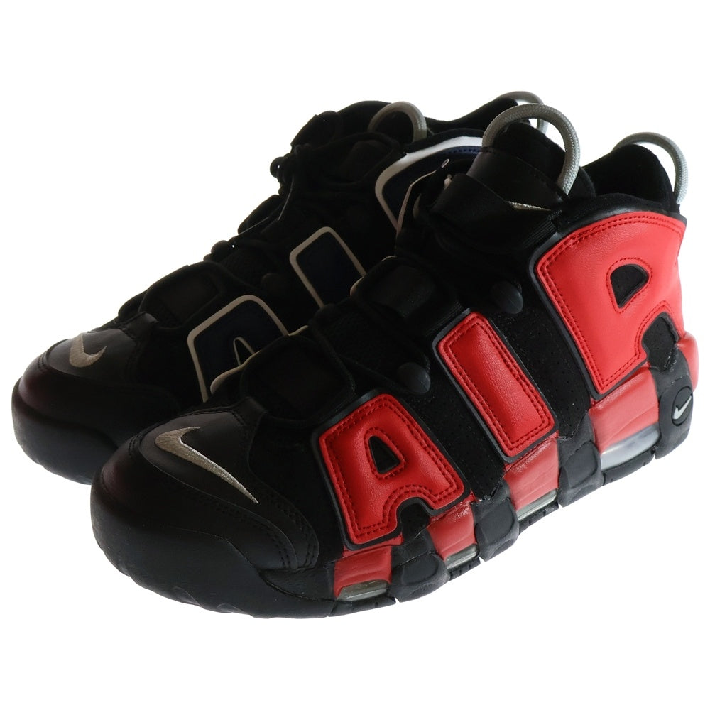 NIKE(ナイキ) AIR MORE UPTEMPO 96 エアモアアップテンポ ハイカットスニーカー ブラック/レッド/ネイビー US10/28cm DJ4400-001
