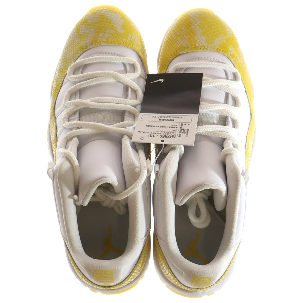 NIKE(ナイキ) WMNS AIR JORDAN 11 RETRO LOW エアジョーダン レトロローカットスニーカー US12/29cm イエロー AH7860-107