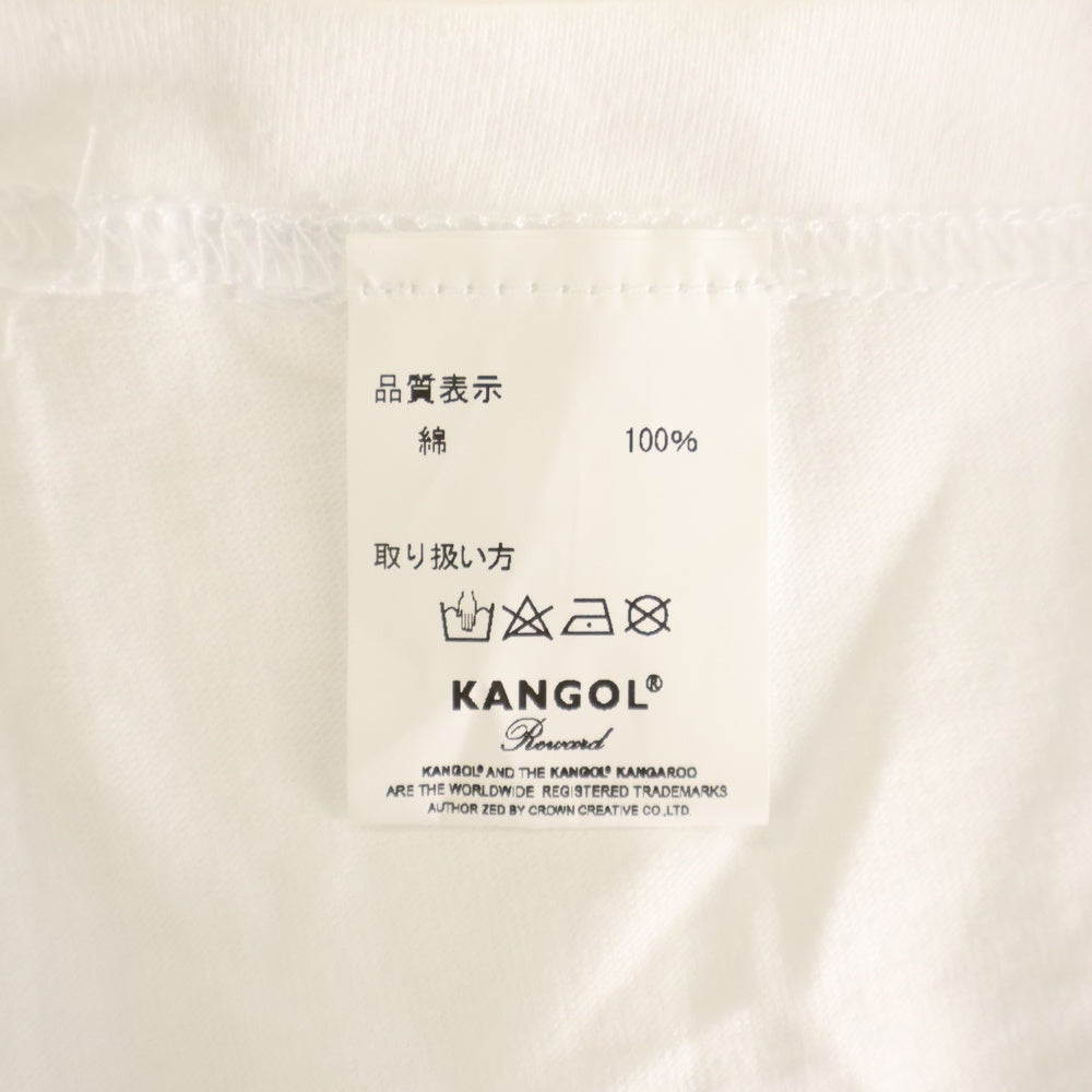 KANGOL(カンゴール) ×渡辺シスターズ フォトプリント半袖Tシャツ カットソー ホワイト KR21INF020