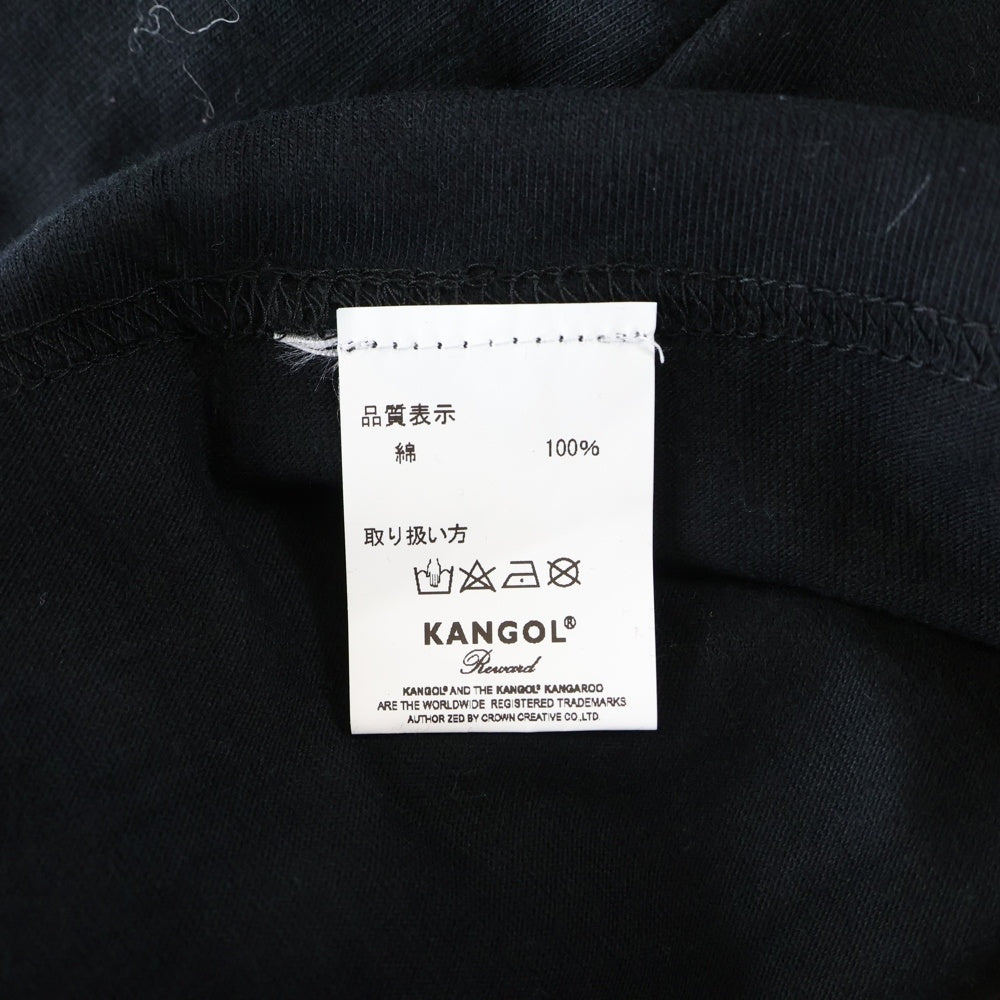 KANGOL(カンゴール) ×渡辺シスターズ フォトプリント半袖Tシャツ カットソー ブラック KR21INF020