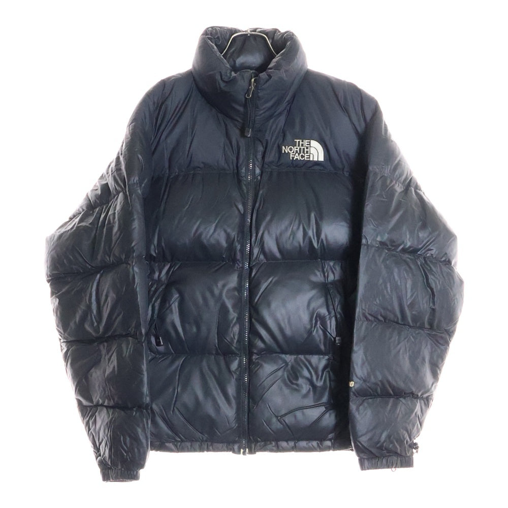THE NORTH FACE(ザノースフェイス) NUPTSE DOWN JACKET ヌプシ ジップアップダウンジャケット センターロゴ ブラック ND01001