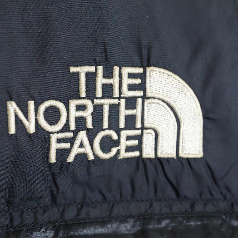 THE NORTH FACE(ザノースフェイス) NUPTSE DOWN JACKET ヌプシ ジップアップダウンジャケット センターロゴ ブラック ND01001