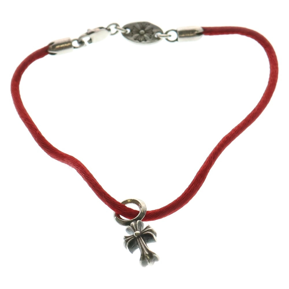 CHROME HEARTS(クロムハーツ) KZ BRACELET CH CRS スタッククロス ブレスレット レッド/シルバー