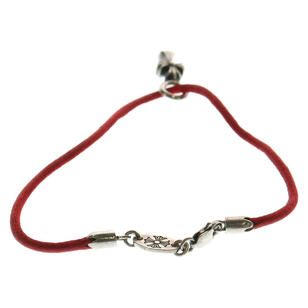 CHROME HEARTS(クロムハーツ) KZ BRACELET CH CRS スタッククロス ブレスレット レッド/シルバー