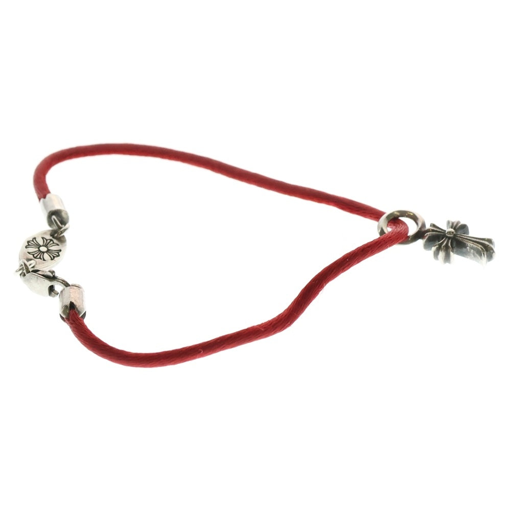 CHROME HEARTS(クロムハーツ) KZ BRACELET CH CRS スタッククロス ブレスレット レッド/シルバー