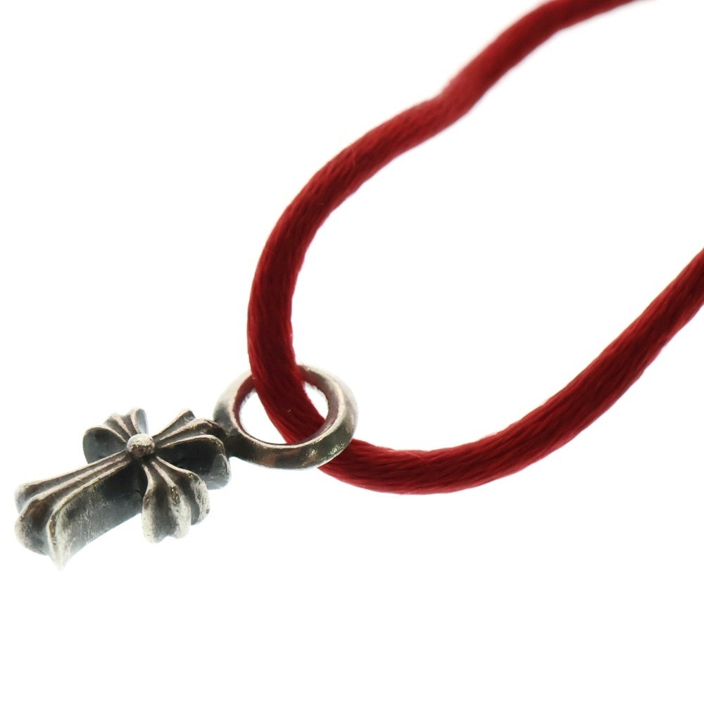 CHROME HEARTS(クロムハーツ) KZ BRACELET CH CRS スタッククロス ブレスレット レッド/シルバー