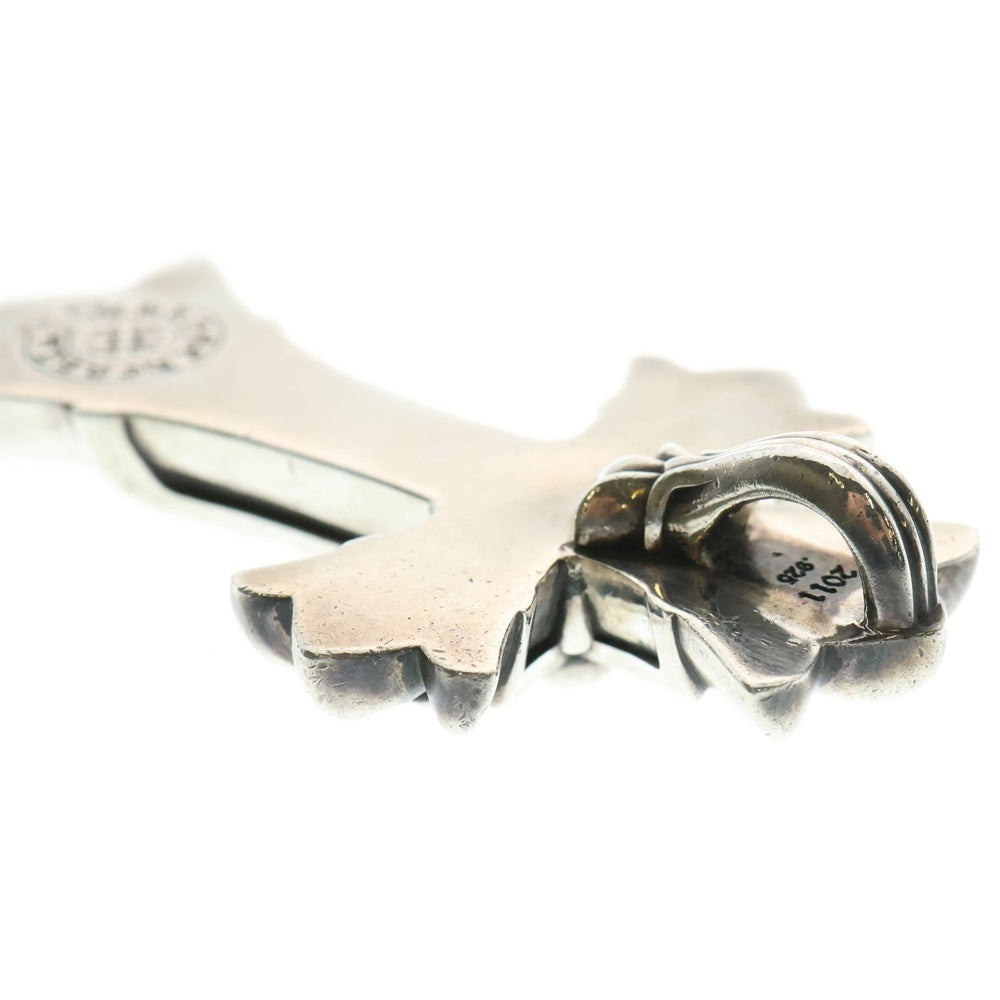 CHROME HEARTS(クロムハーツ) DBL CH CRS LG ラージ ダブルCHクロスペンダントトップ シルバー BCA246