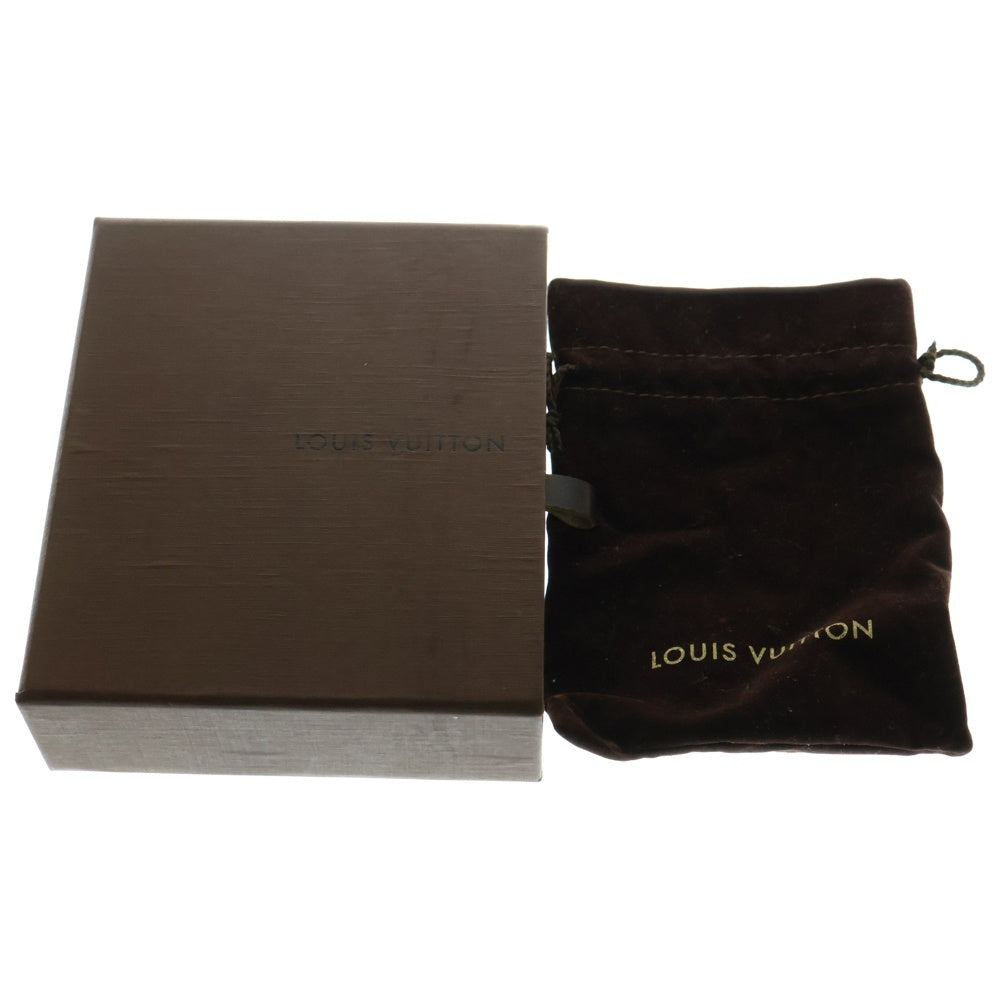 LOUIS VUITTON(ルイヴィトン) ロゴ刻印 ブレスレット ベロア バングル ゴールド金具 ネイビーブルー/ブラック