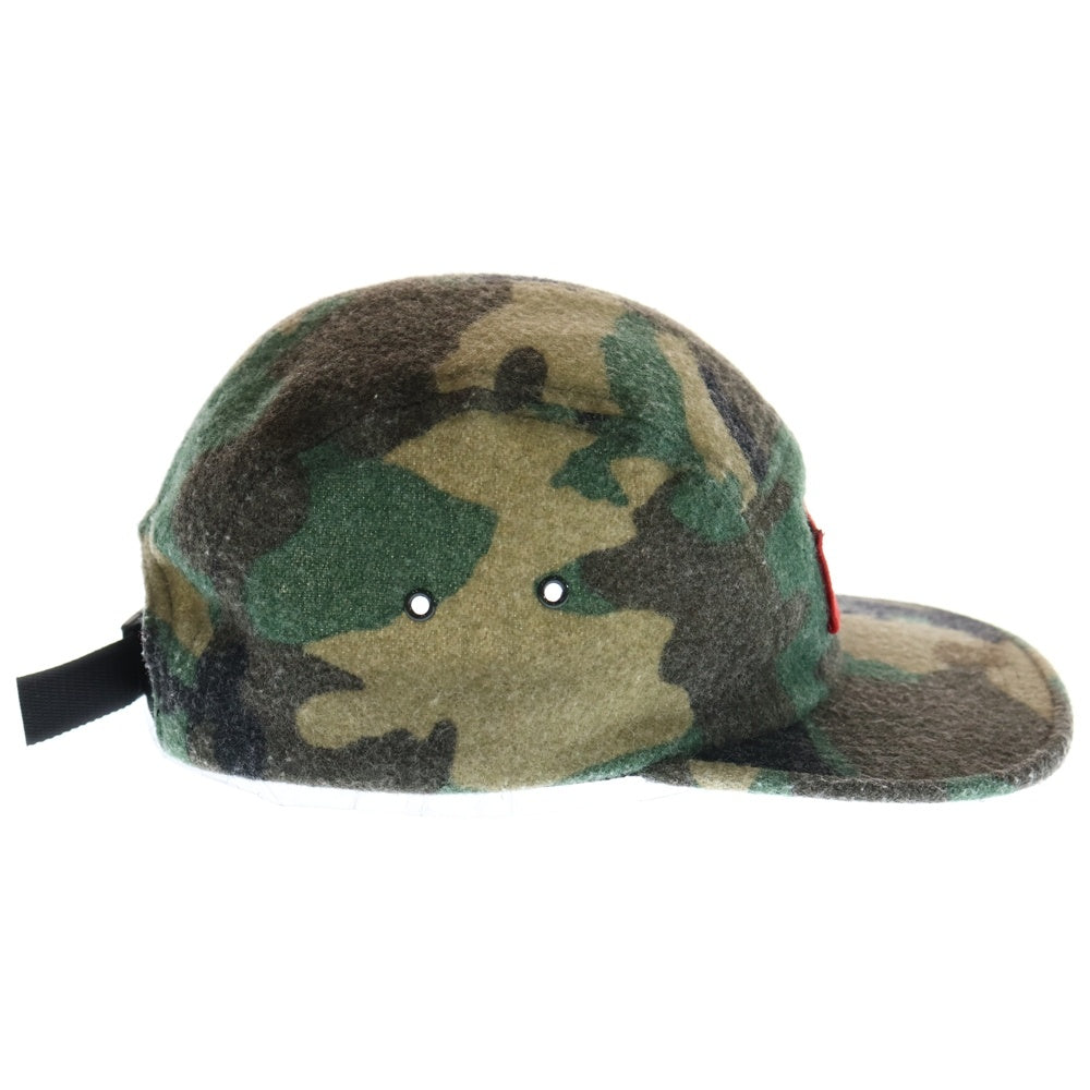 SUPREME(シュプリーム) 17AW Camo Wool Camp Cap カモウールキャンプキャップ ボックスロゴ 迷彩 帽子 カーキ
