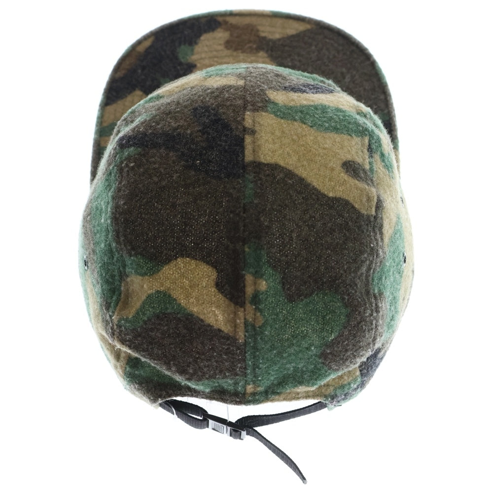 SUPREME(シュプリーム) 17AW Camo Wool Camp Cap カモウールキャンプキャップ ボックスロゴ 迷彩 帽子 カーキ