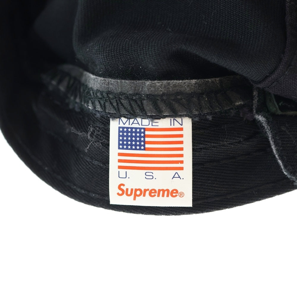 SUPREME(シュプリーム) 18AW Washed Chino Twill Camp Cap ウォッシュド チノ ツウィル キャンプ キャップ ブラック