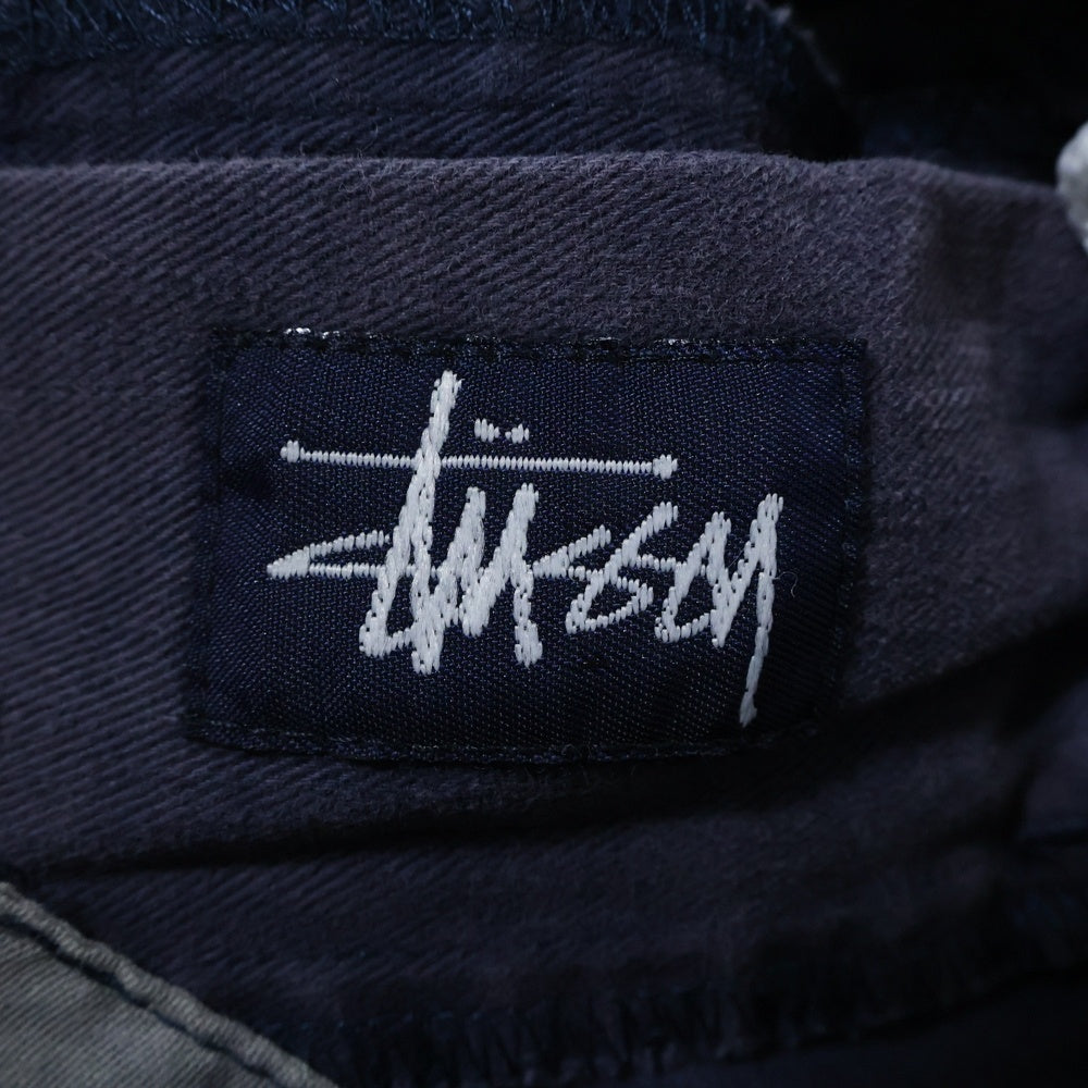 STUSSY(ステューシー) 00s OLD STUSSY オールドステューシー 紺タグ コットン ハーフパンツ ショーツ ネイビー