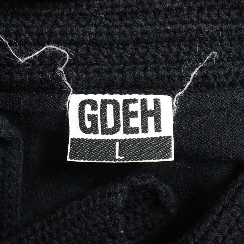 GOODENOUGH(グッドイナフ) 2002 ピスタグ コットン 半袖ポロシャツ ブラック