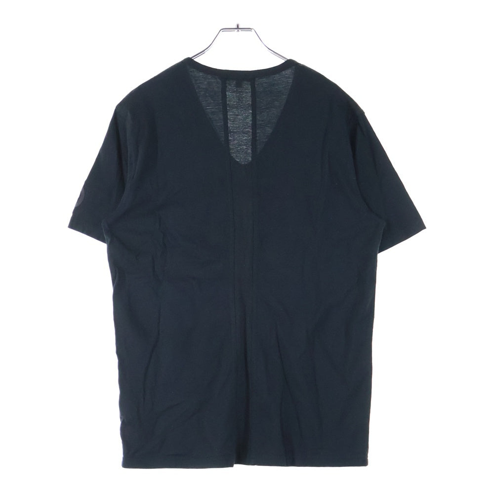 GUCCI(グッチ) アーム ラバー GGロゴ Vネック 半袖Tシャツ カットソー ブラック 224973 X3444