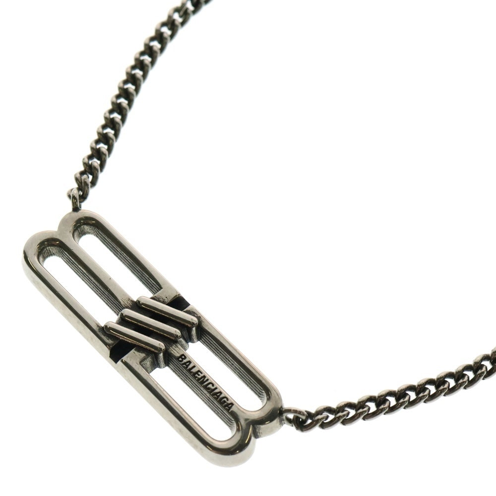 BALENCIAGA(バレンシアガ) BB Icon Antique Silver BBアイコン アンティークシルバー ネックレス シルバー 696223TZ99I0911