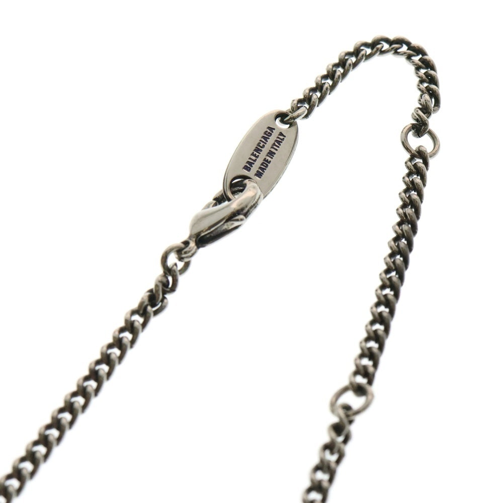 BALENCIAGA(バレンシアガ) BB Icon Antique Silver BBアイコン アンティークシルバー ネックレス シルバー 696223TZ99I0911